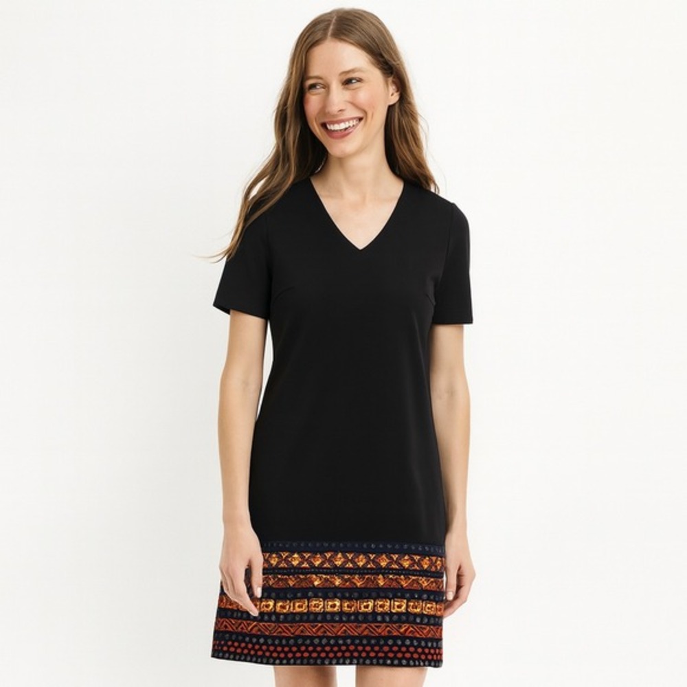 Cato M Aztec Southwestern Grandma LBD Work Office Party Granny Work Office 90s‎